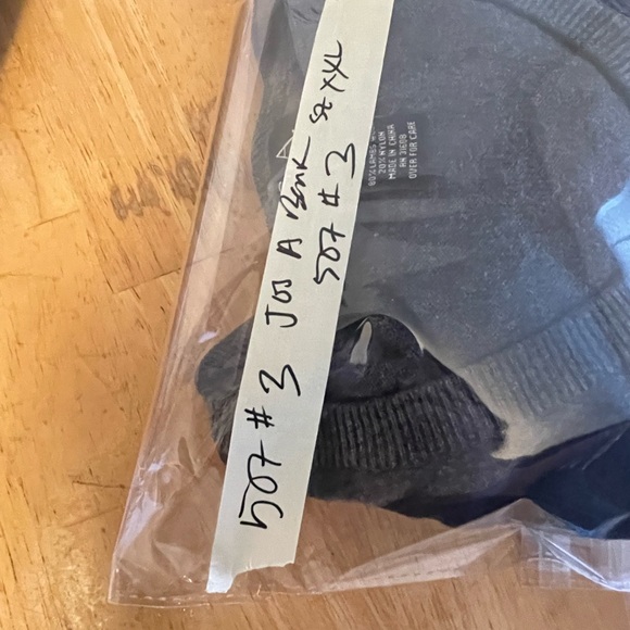 Jos A Bank Argyle V-Neck Sweater Mens XXL Pullover gray Lambs Wool blend preppy - Picture 9 of 11